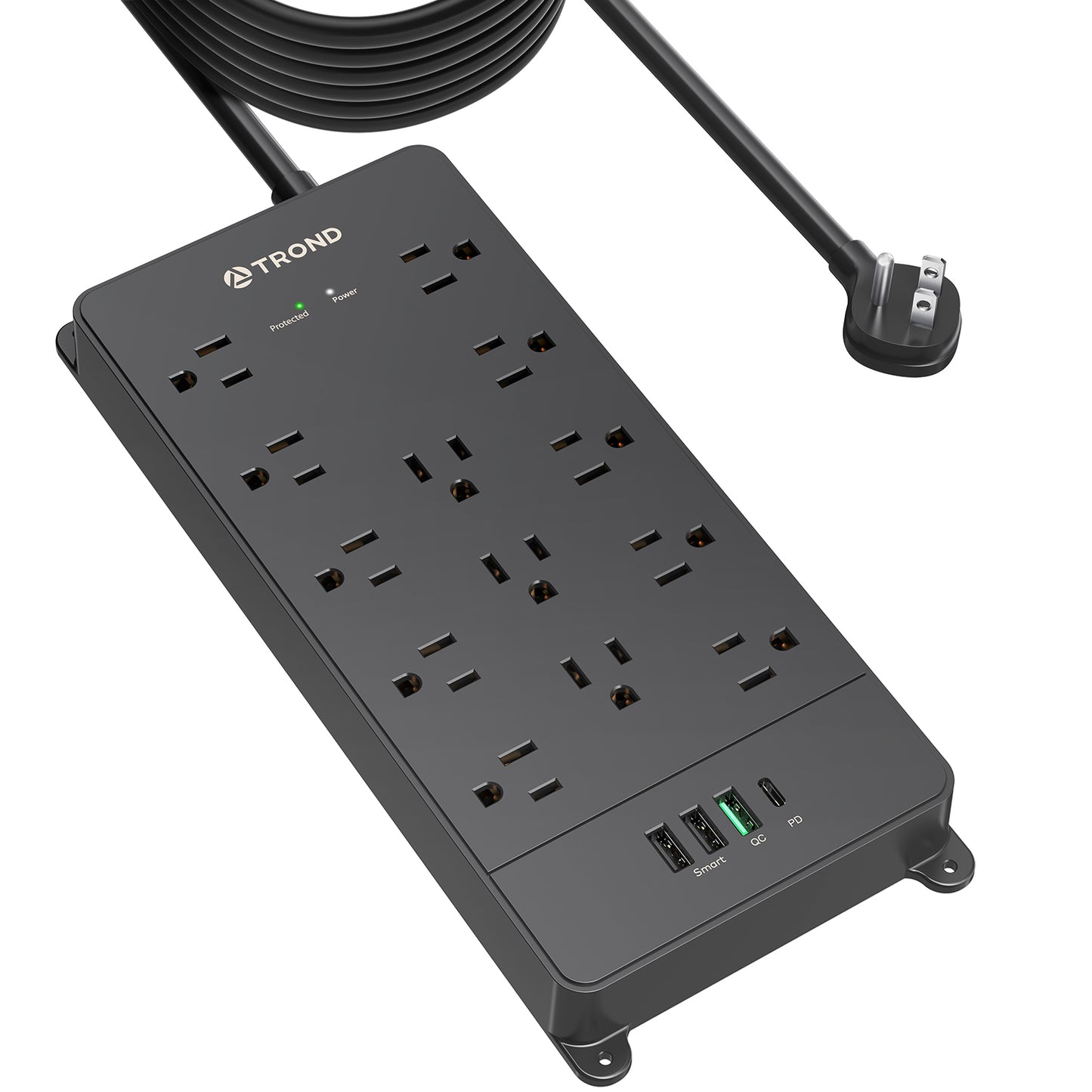 13-Outlet Surge Protector w/ 4 USB Ports, 4000J
