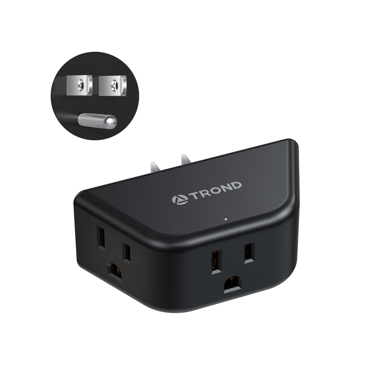 Outlet Extender - 3 Prong Grounded Plug Extension Outlet