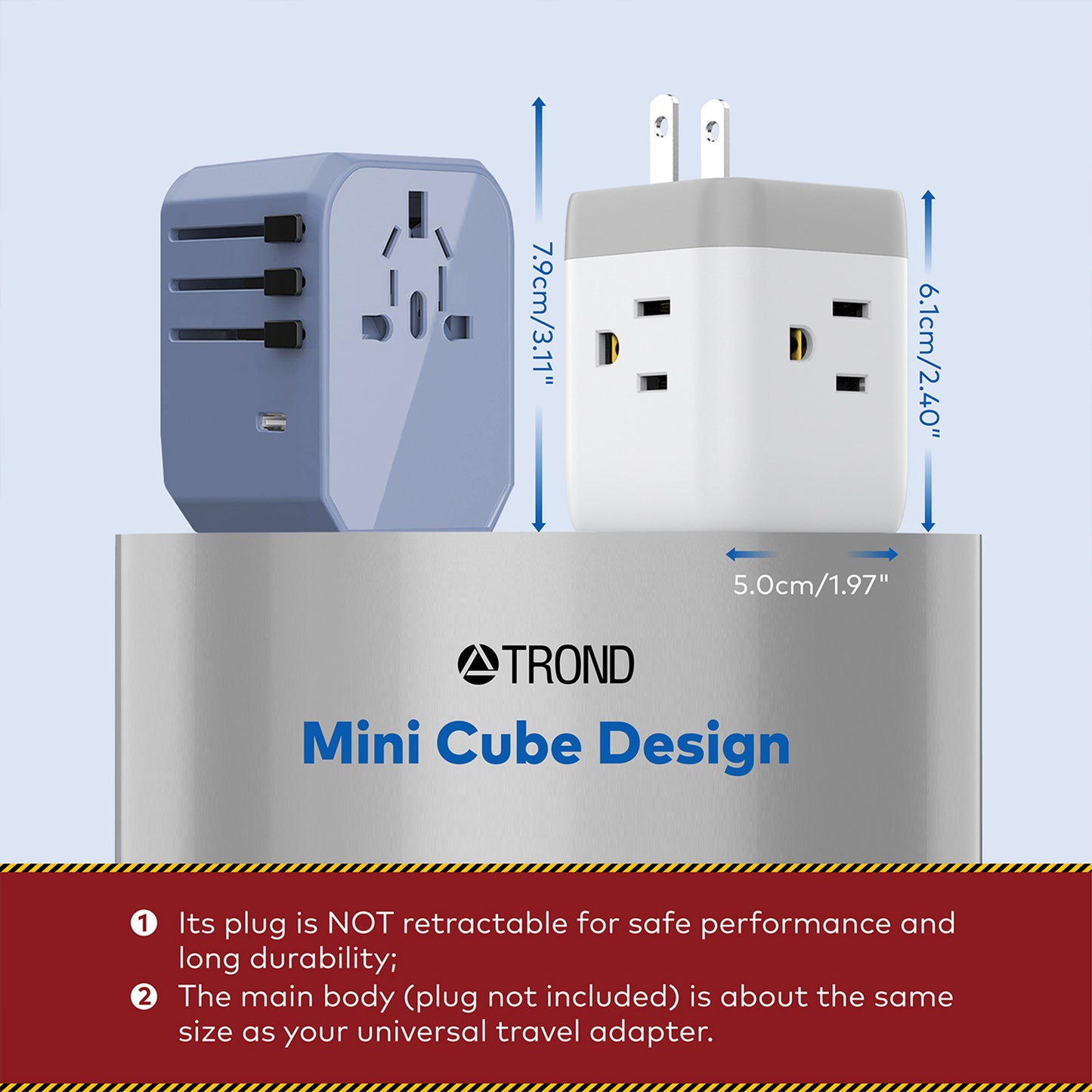Travel Plug Adapter for US to Japan
